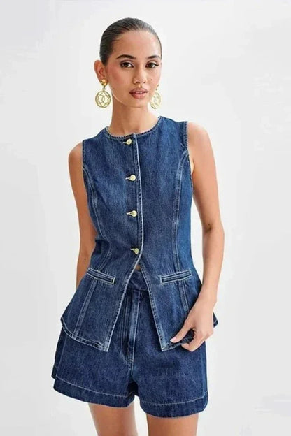 Lovia – Stijlvolle Denim Set