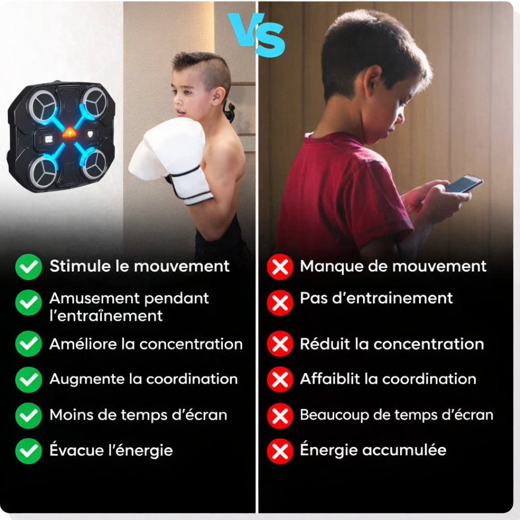 Lovia - Machine de Boxe Musicale pour Enfants