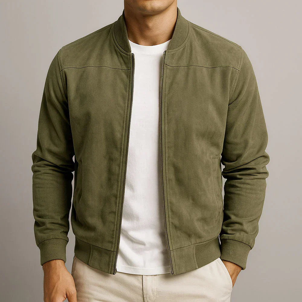 Lovia - Suède Bomber Veste