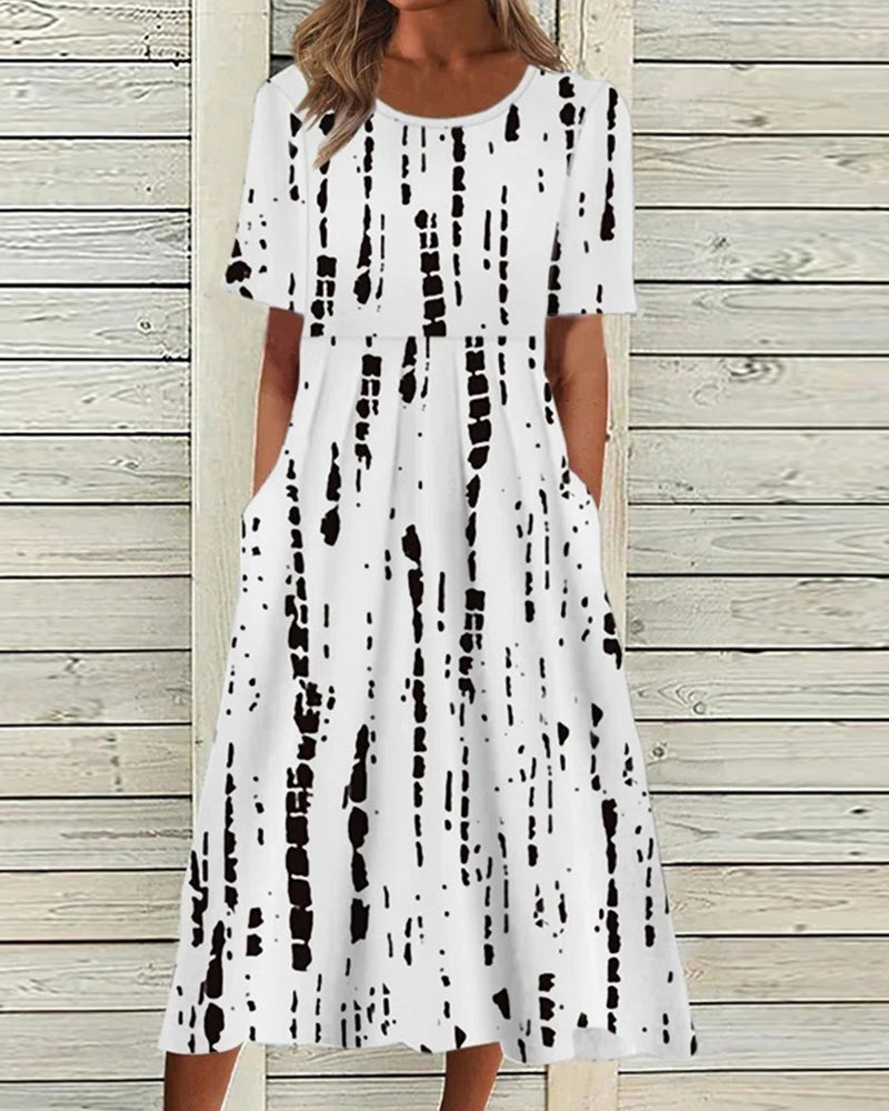 Lovia - Robe Midi Fleurie Légère