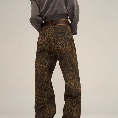 Lovia – Pantalon Imprimé Léopard
