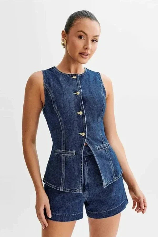 Lovia – Stijlvolle Denim Set