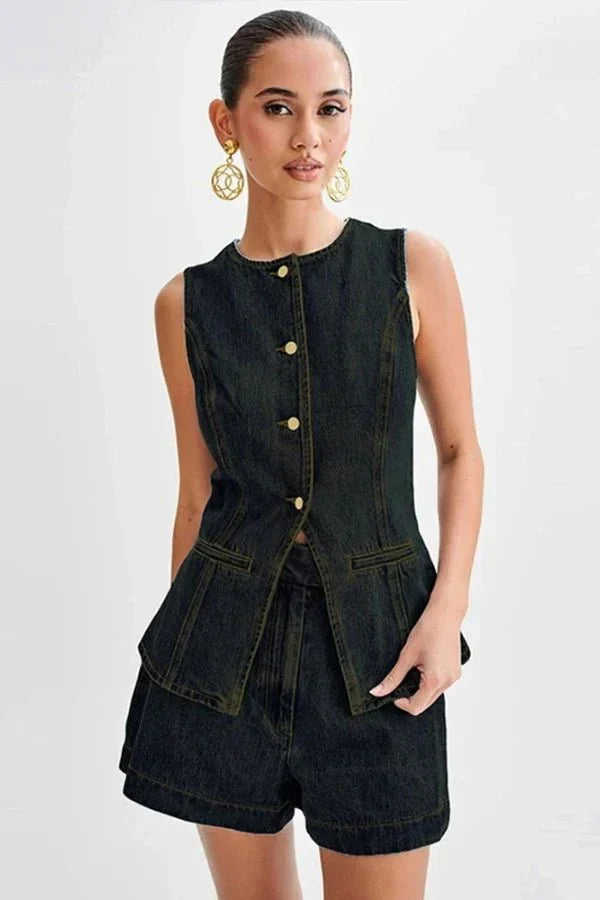 Lovia – Stijlvolle Denim Set