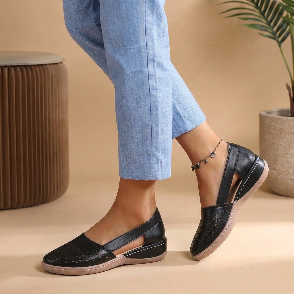 Lovia - Sandales Orthopédiques en Cuir