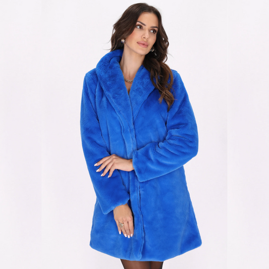 Manteau d’Hiver Effet Fourrure