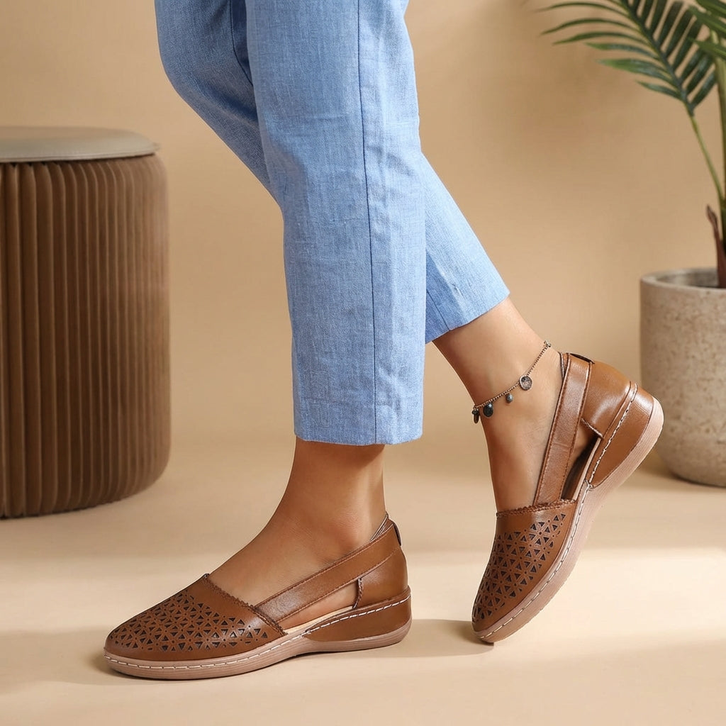 Lovia - Sandales Orthopédiques en Cuir