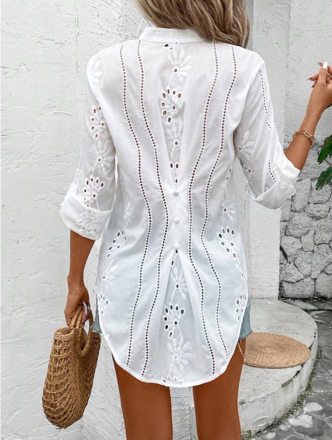 Lovia – Blouse en Dentelle Élégante