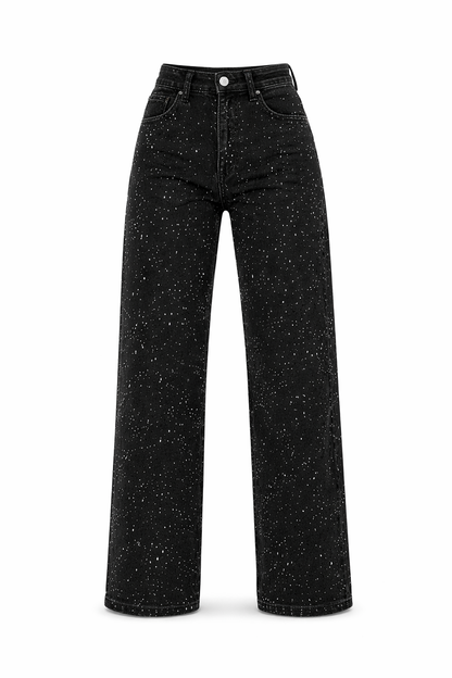 Lovia – Pantalon Denim Glitter