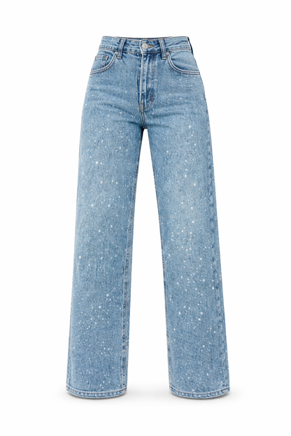 Lovia – Pantalon Denim Glitter