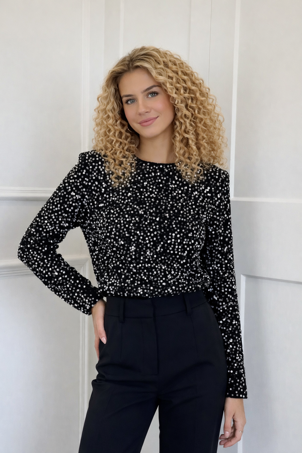 Lovia – Top à Paillettes