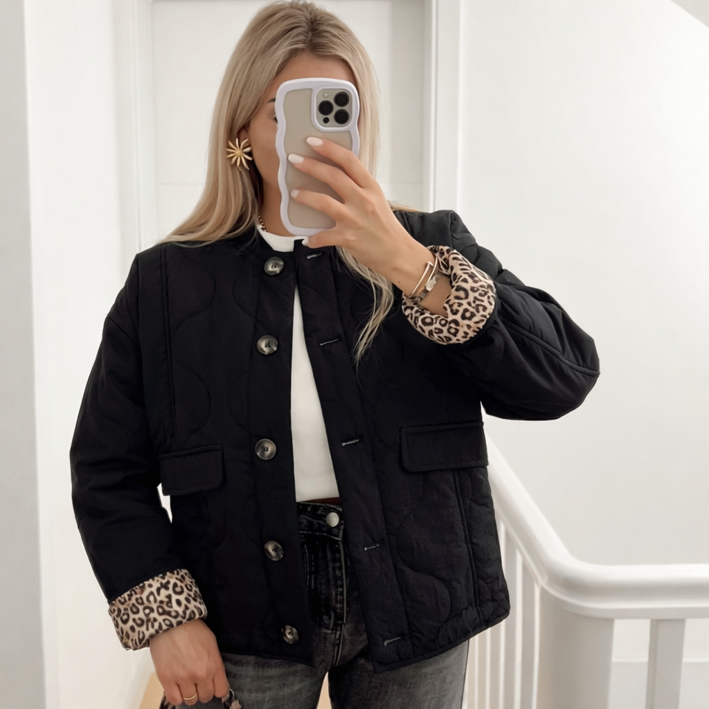 Lovia - Veste Imprimé Léopard