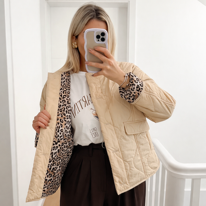 Lovia - Veste Imprimé Léopard
