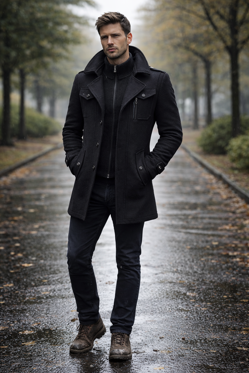 Lovia – Manteau en Laine Norden