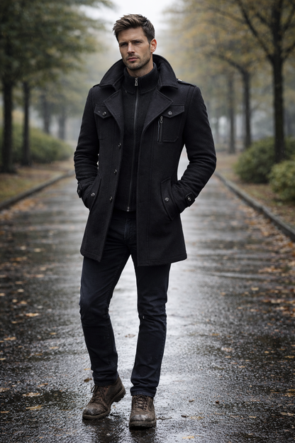 Lovia – Manteau en Laine Norden