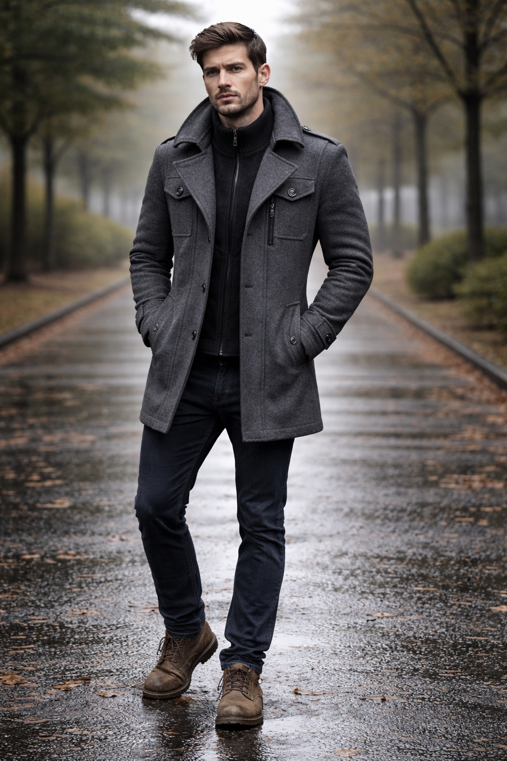 Lovia – Manteau en Laine Norden
