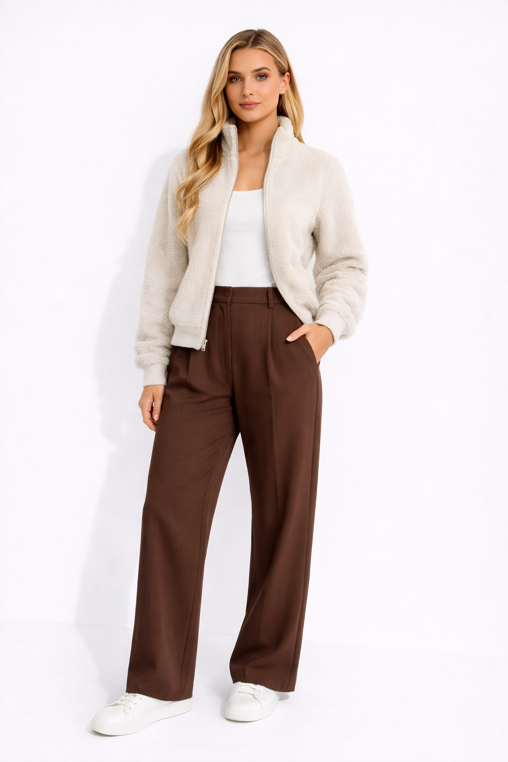 Lovia - Pantalon Taille Haute | 1+1 GRATUIT