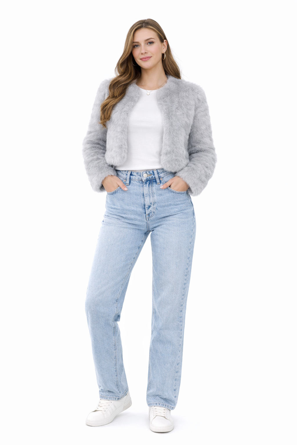 Lovia – Veste en fausse fourrure