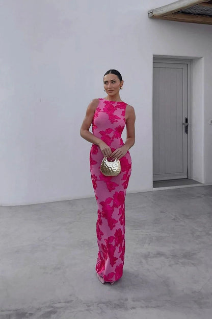 Lovia - Robe Maxi à Imprimé