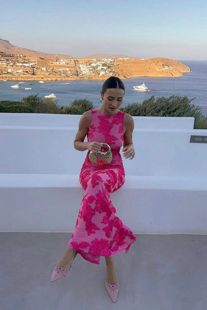 Lovia - Robe Maxi à Imprimé