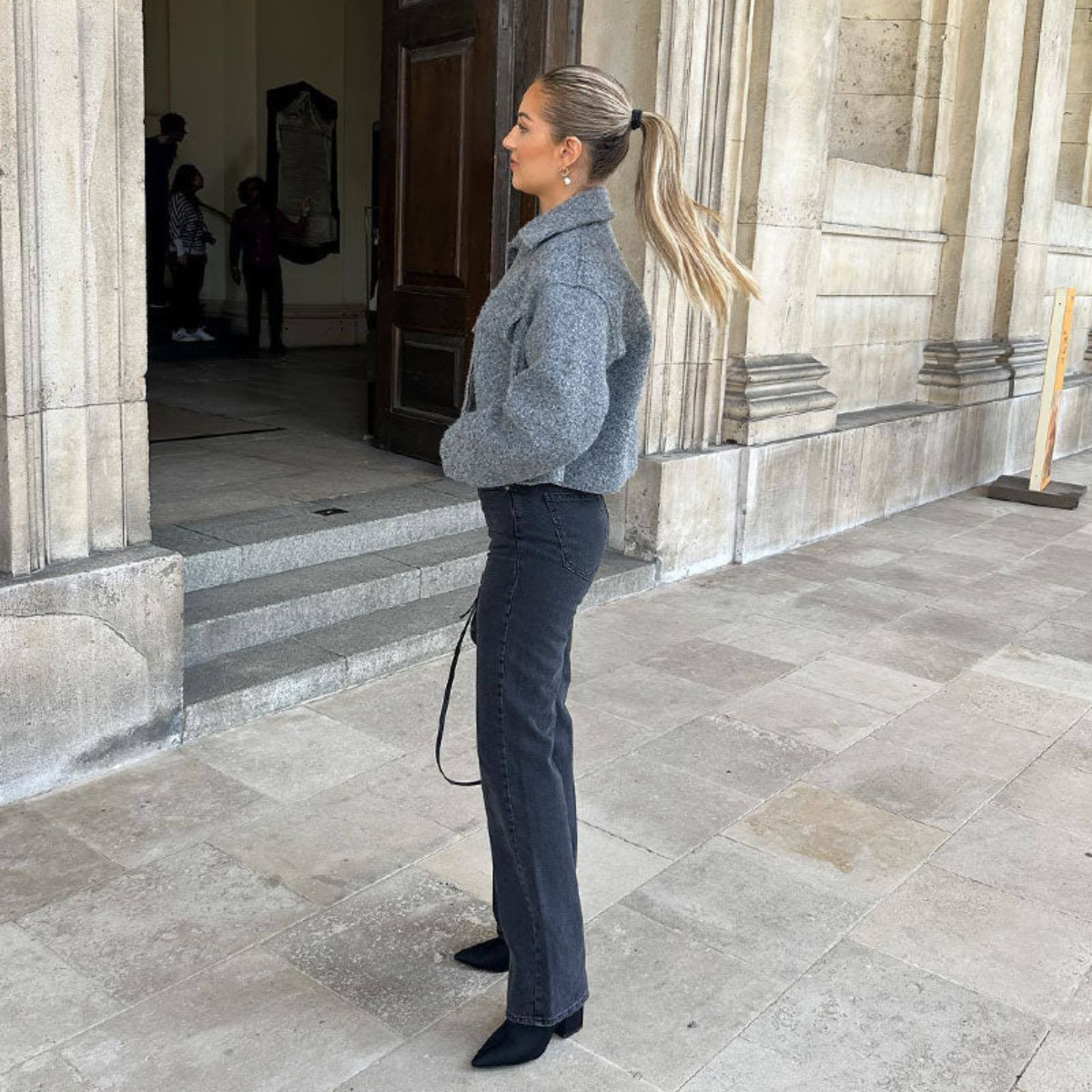 Manteau Gris Élégant