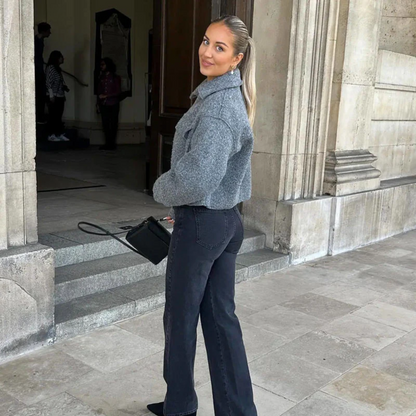 Manteau Gris Élégant