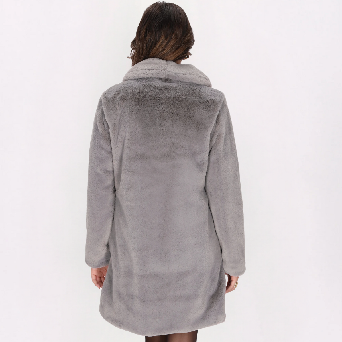 Manteau d’Hiver Effet Fourrure