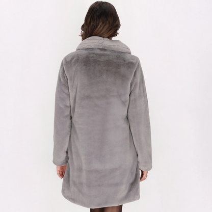Manteau d’Hiver Effet Fourrure