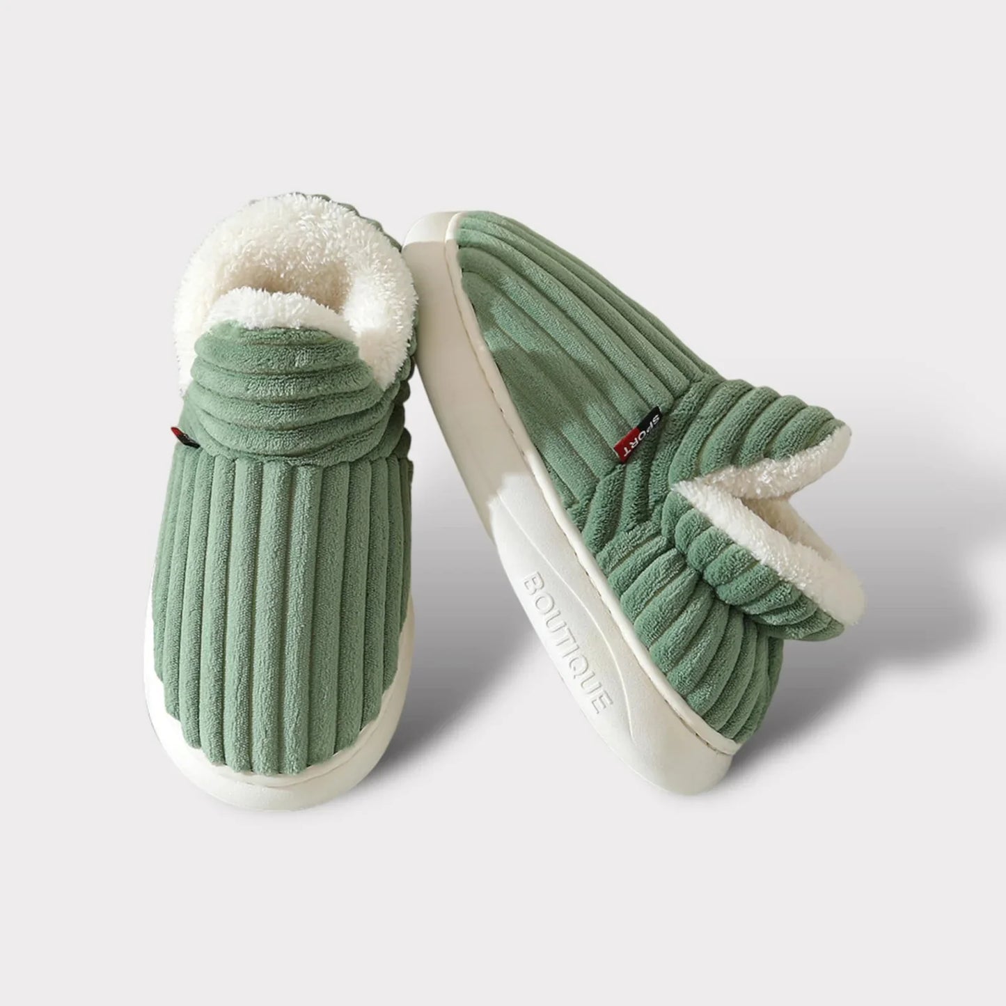 Lovia – Pantoufles Fleece CozyComfort | 1+1 GRATIS