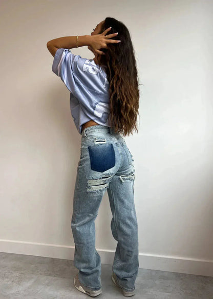 Camille – Pantalon Taille Haute
