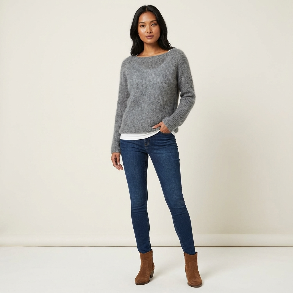 Lovia – Pull en Laine Mérinos pour Femme