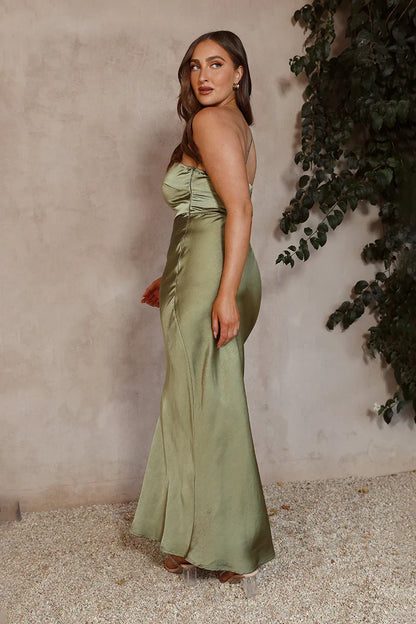 Lovia - Robe Maxi Olive