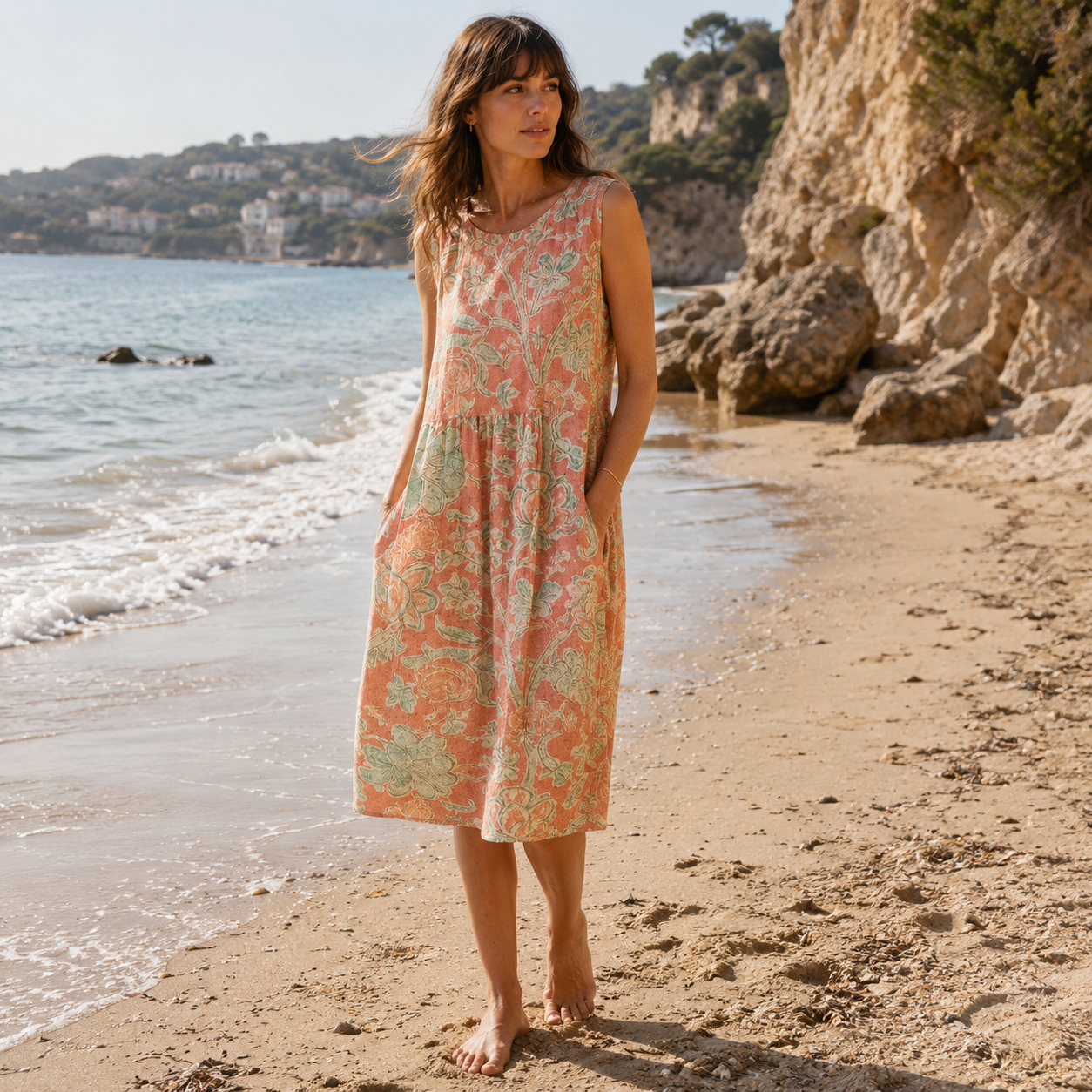 Lovia – Robe Midi Florale