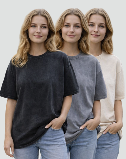Lovia – Lot de 3 T-shirts Oversized