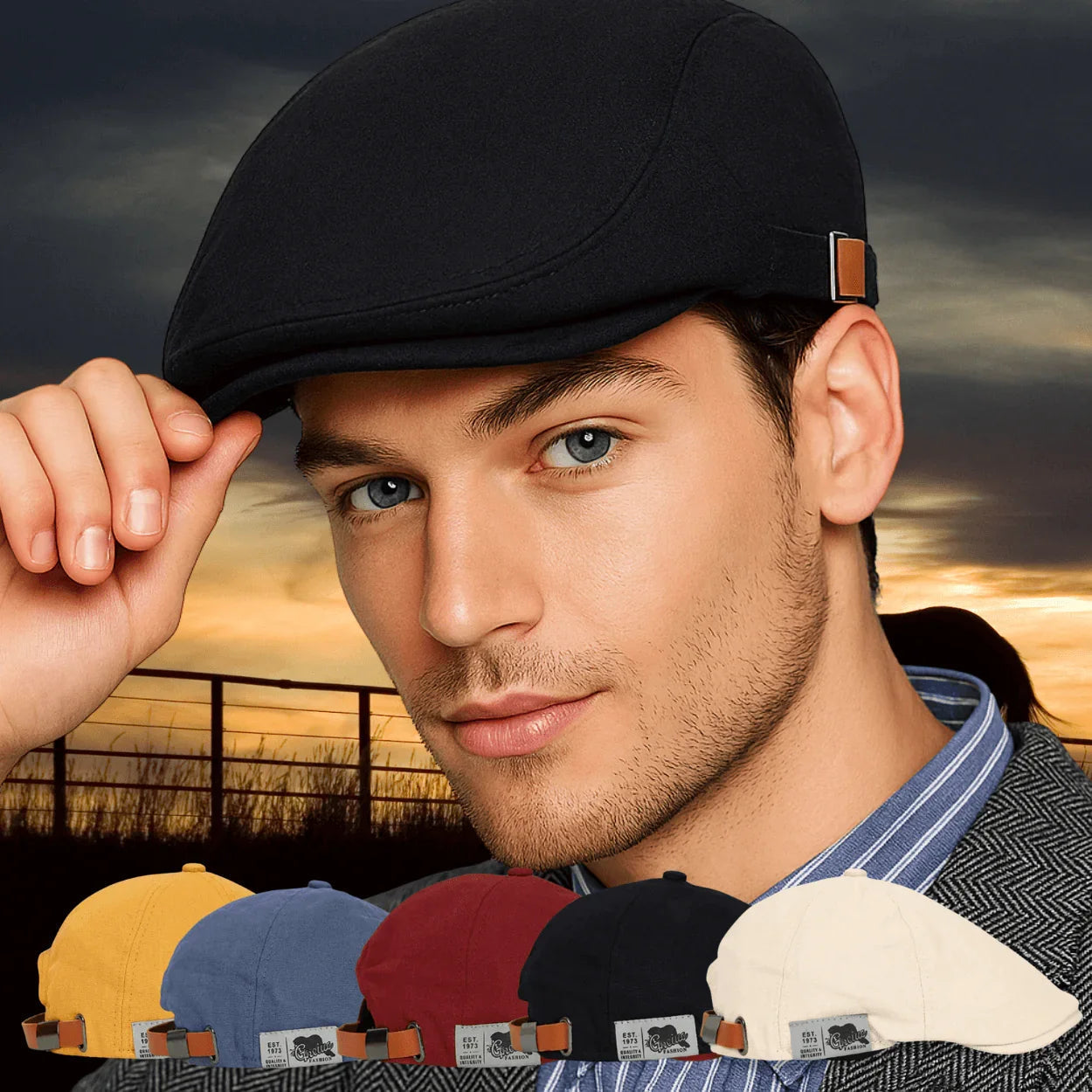 Urban Heritage Béret | Style Intemporel pour Homme avec Coupe Moderne