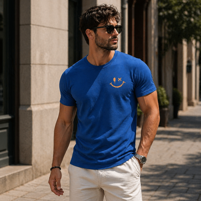 Lovia – T-shirt Smiley Estival | 1+1 GRATUIT