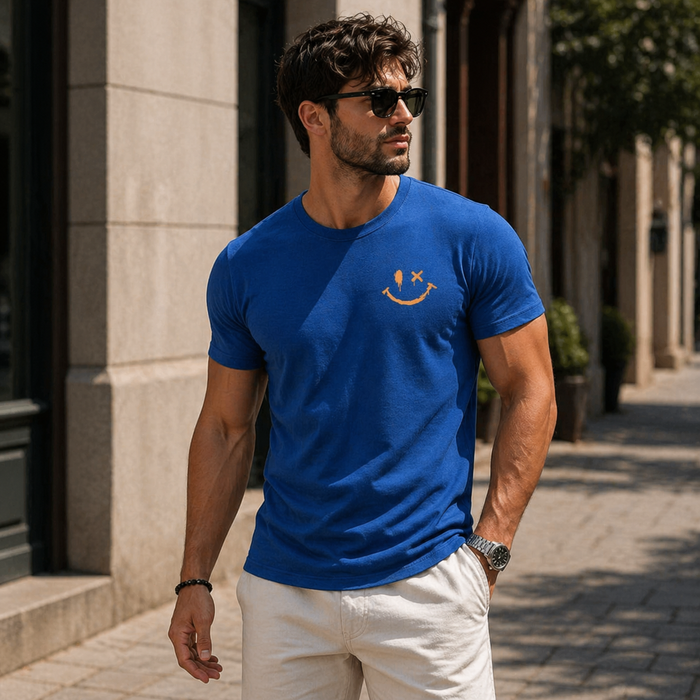 Lovia – T-shirt Smiley Estival | 1+1 GRATUIT