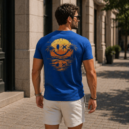 Lovia – T-shirt Smiley Estival | 1+1 GRATUIT