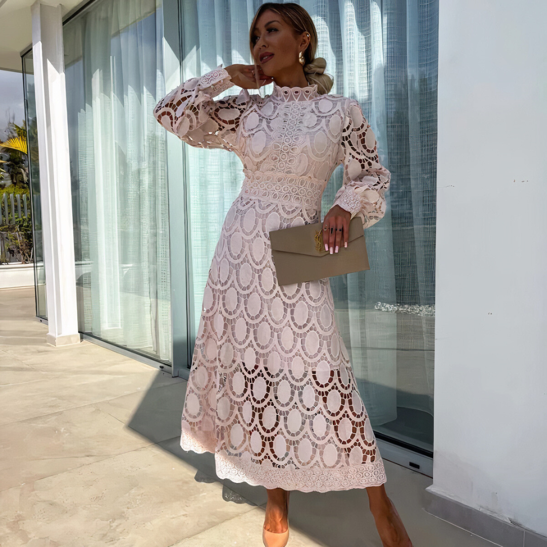 Lovia – Robe Midi en Dentelle
