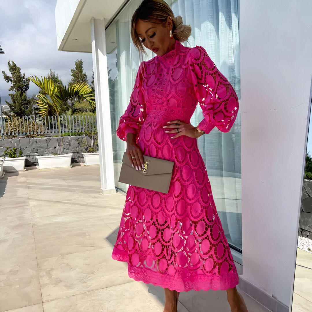 Lovia – Robe Midi en Dentelle