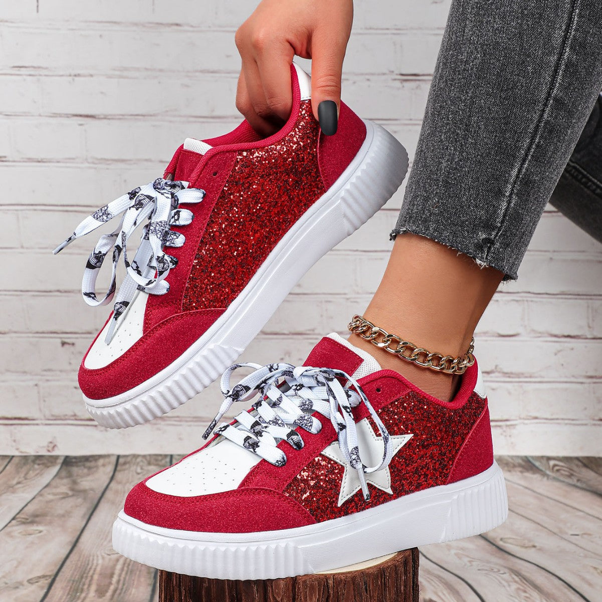 Lovia – Sneakers Glitter