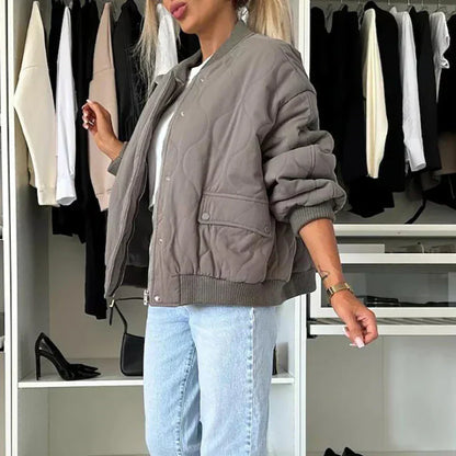 Christelle – Veste Bomber Tendance Doublée