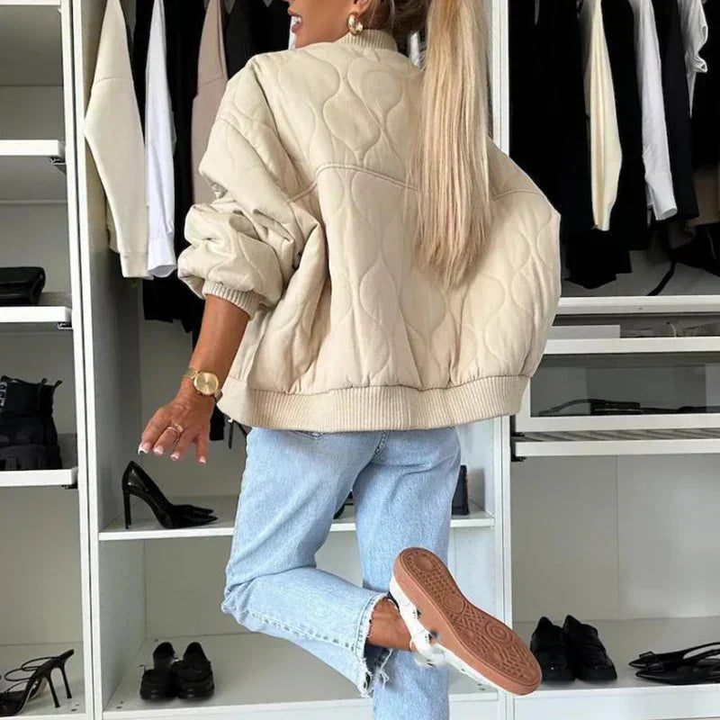 Christelle – Veste Bomber Tendance Doublée