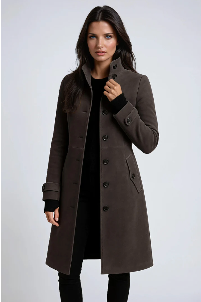 Lovia - Trench-Coat à Boutons
