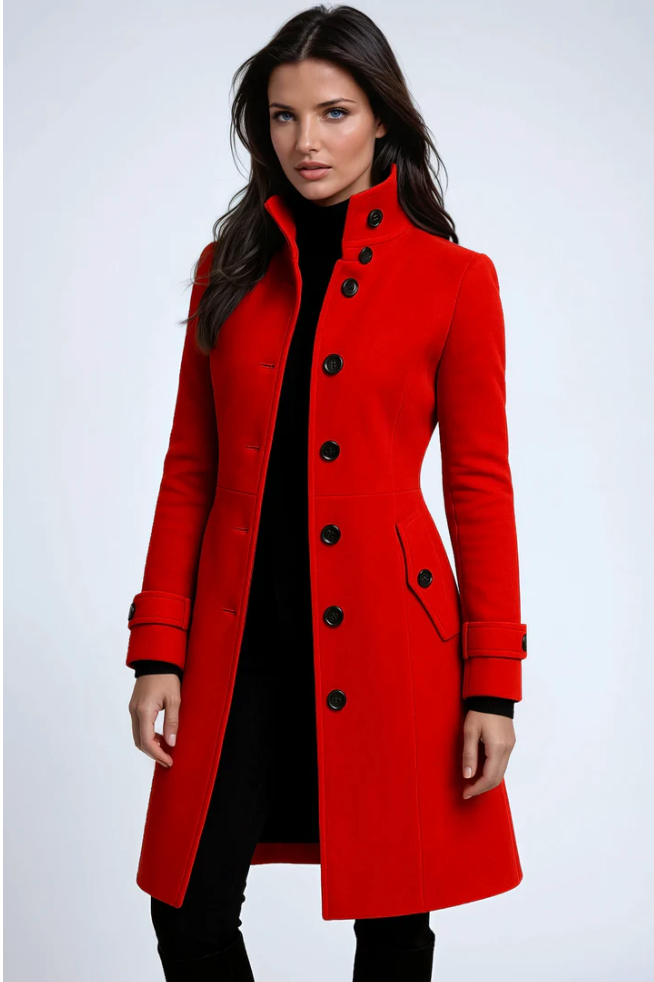 Lovia - Trench-Coat à Boutons
