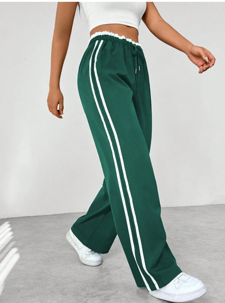 Lovia - Pantalon Jogging Rayé