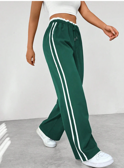 Lovia - Pantalon Jogging Rayé