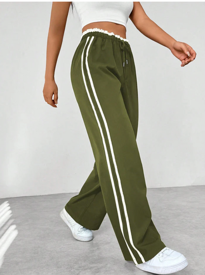 Lovia - Pantalon Jogging Rayé