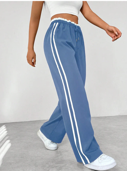 Lovia - Pantalon Jogging Rayé