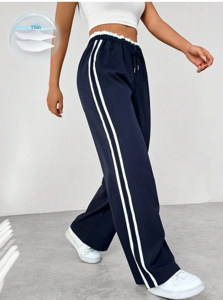 Lovia - Pantalon Jogging Rayé
