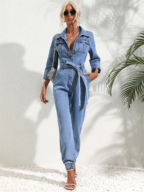 Lovia – Combinaison en Denim
